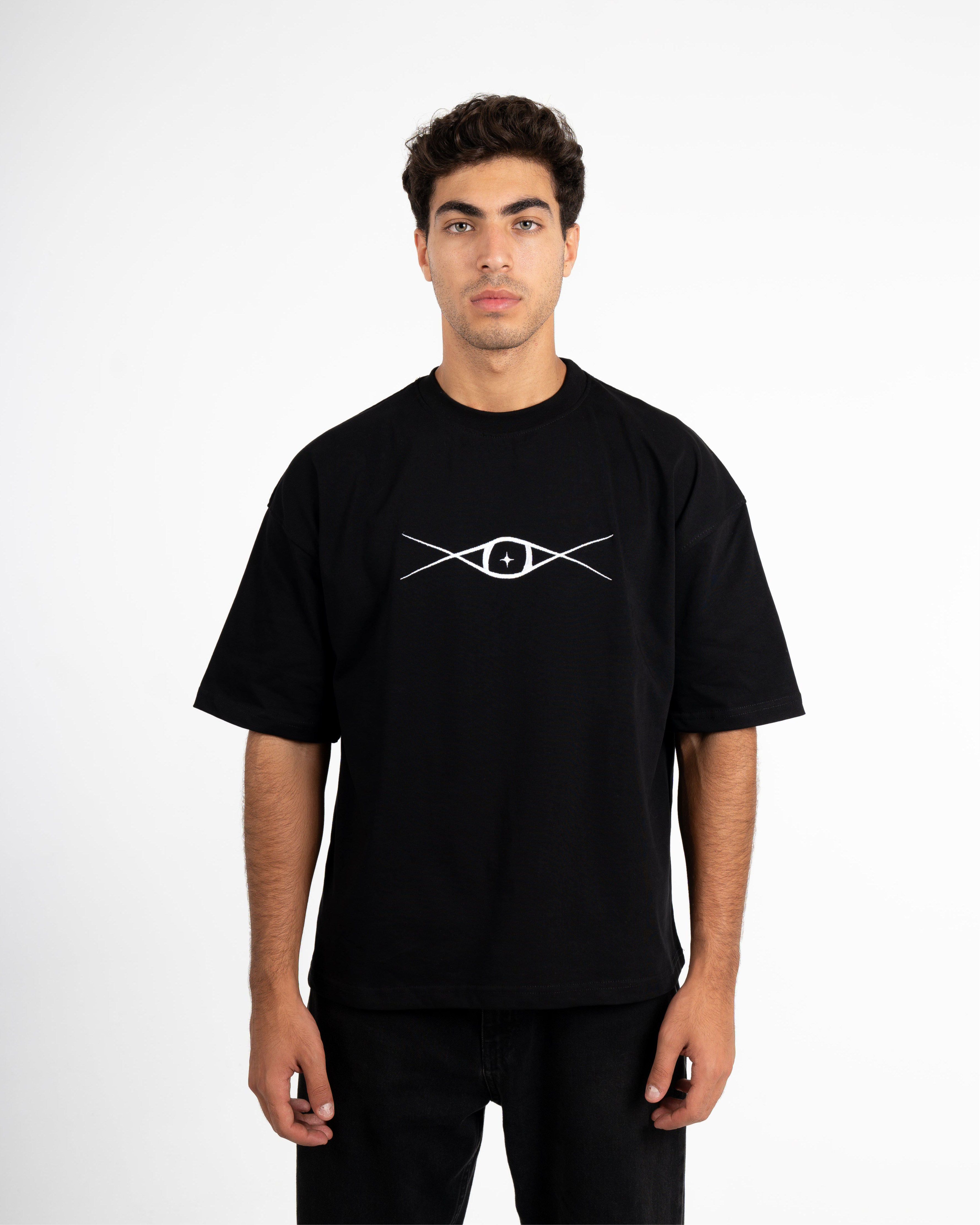 NOVA BLACK BOXY TEE