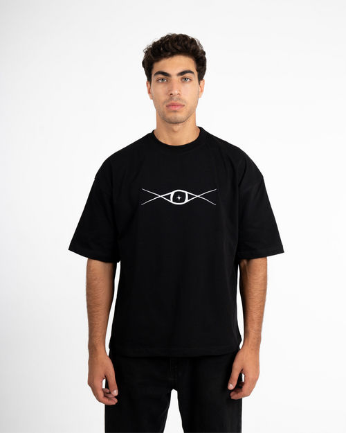 NOVA BLACK BOXY TEE